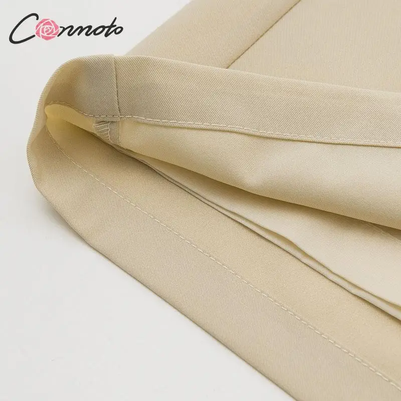 Conmoto женские модные короткие юбки осень зима женские абрикосовые сексуальные короткие мини юбки женские красивые юбки с пуговицами