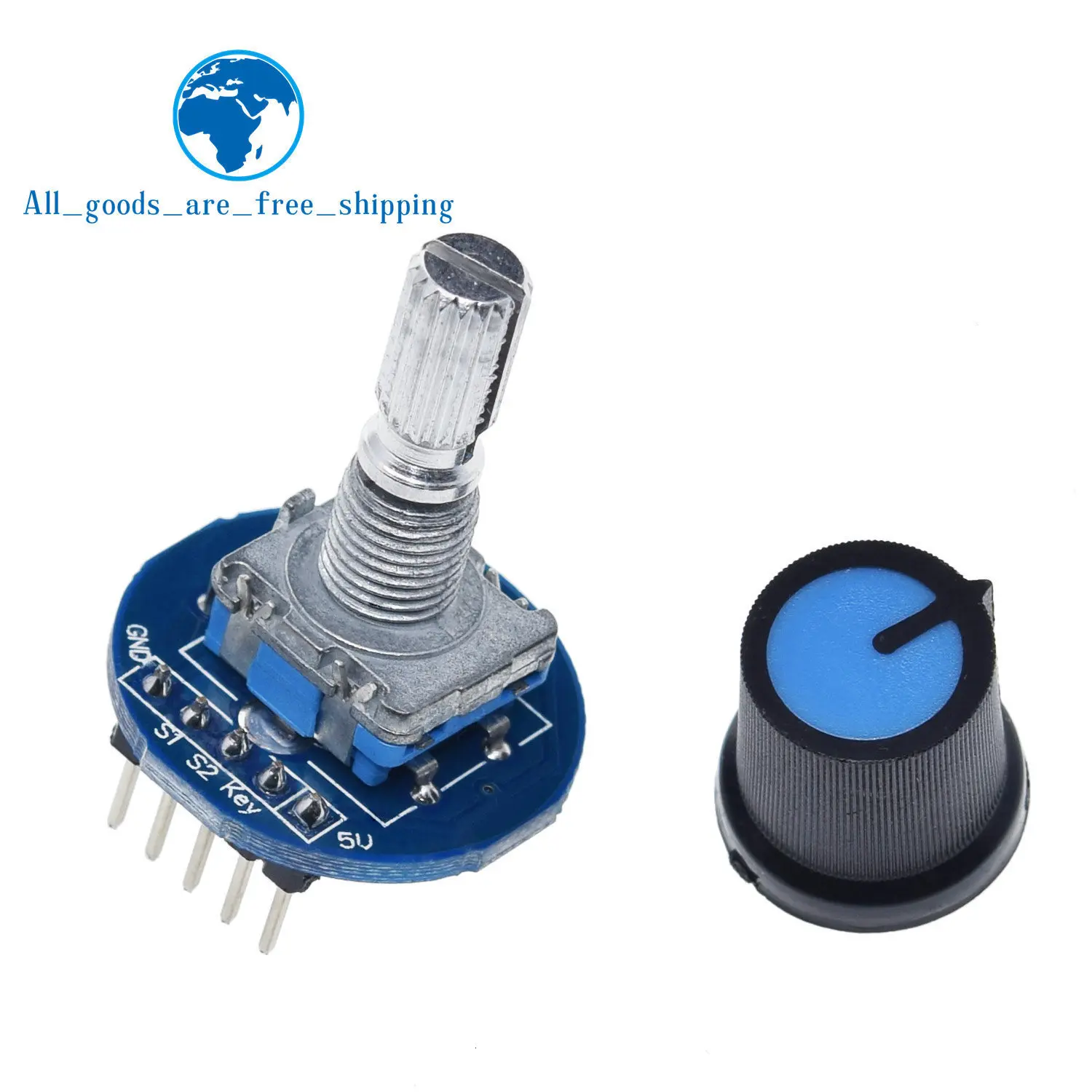 TZT поворотный модуль кодировщика для Arduino кирпичный датчик разработки круглый аудио вращающийся Потенциометр ручка крышки EC11