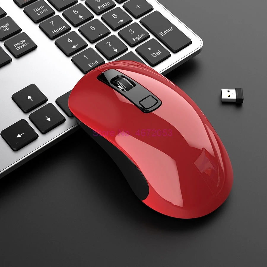 100pcs Portable Wireless Mouse 2.4GHz USB 3.0 Computer Ergonomic Mini Mice for Laptop Desktop Notebook PC Optical Mause | Компьютеры и
