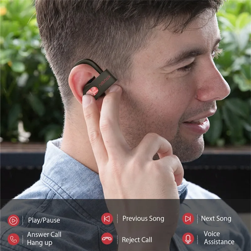 Для BlitzWolf AIRAUX AA UM2 TWS Bluetooth 5 0 спортивные наушники стерео HiFi ушные крючки с оплеткой
