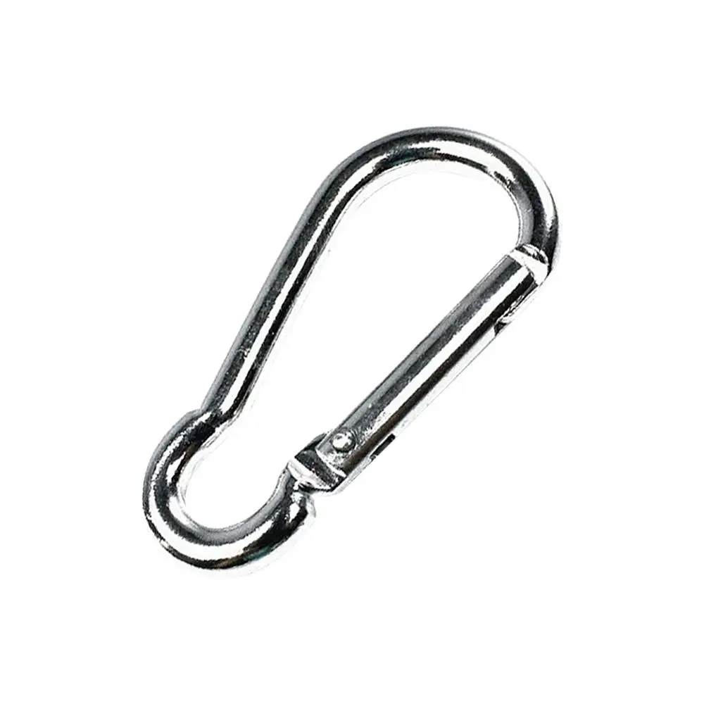 1pc 20 шт. Мини Серебряный алюминиевый пружинный карабин, брелок, EDC, для выживания на открытом воздухе, инструменты для кемпинга, размер 45*21*5 мм - Цвет: 1pc