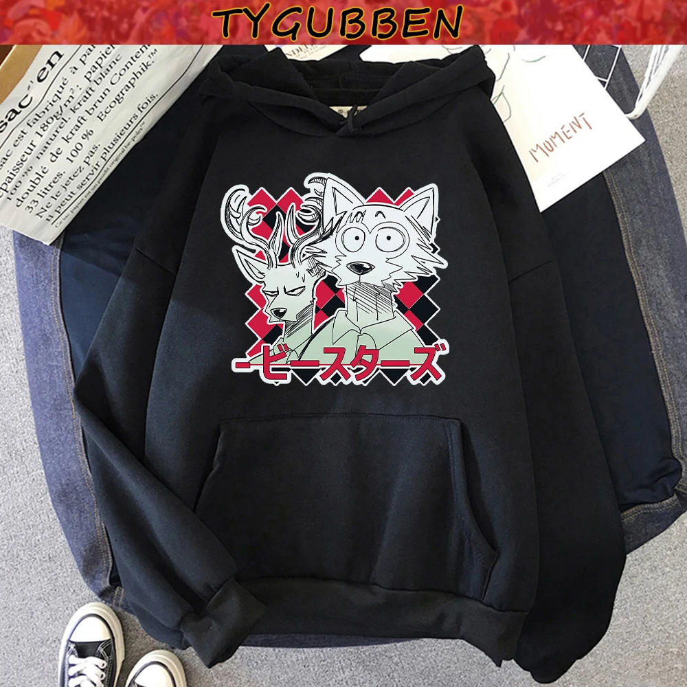 

Japanese Hot Anime Beastars Funny Legoshi Print Y2k Hoodie For Women Men Sweatshirts Harajuku Long Sleeve Pullovers Femme Tops