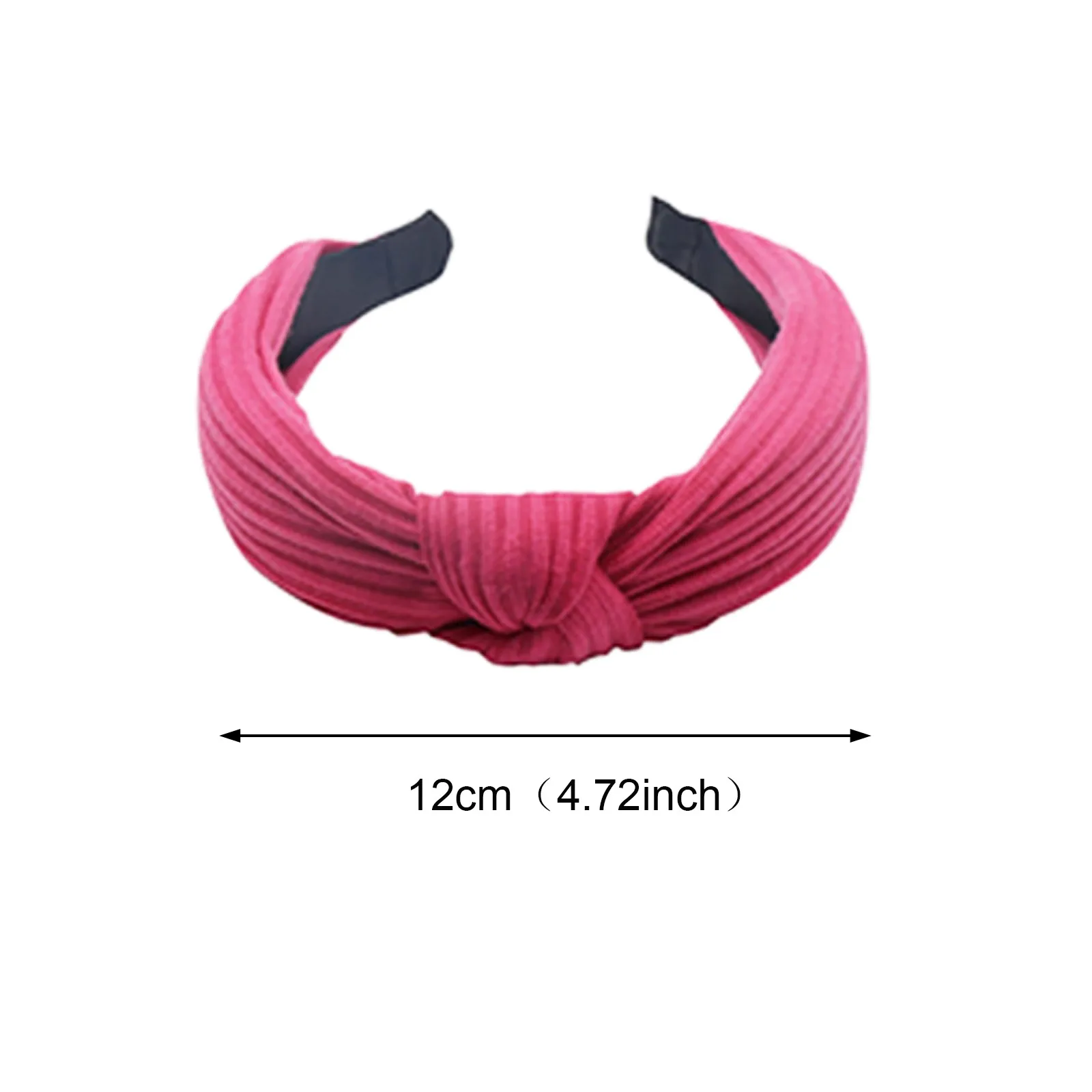 

10 Pieces Wide Top Knot Hair Headbands Solid Color Cloth For Women Hair Padded Wide Cloth Hair Band Bohemia Accessories