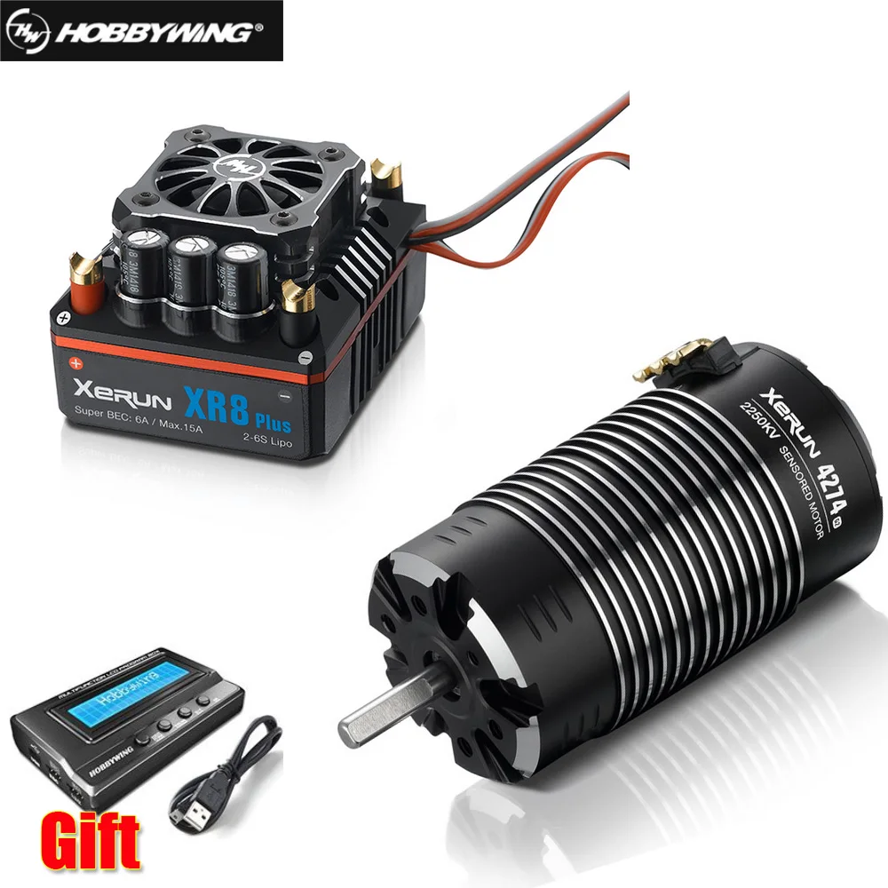 HobbyWing XeRun XR8 Plus 4274 а бесщеточный сенсорный ESC + SD G2 бесколлекторный 4 полюсный