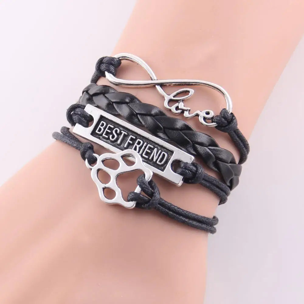 Браслет с надписью love бесконечность|dog bracelet|men braceletbangles for women |