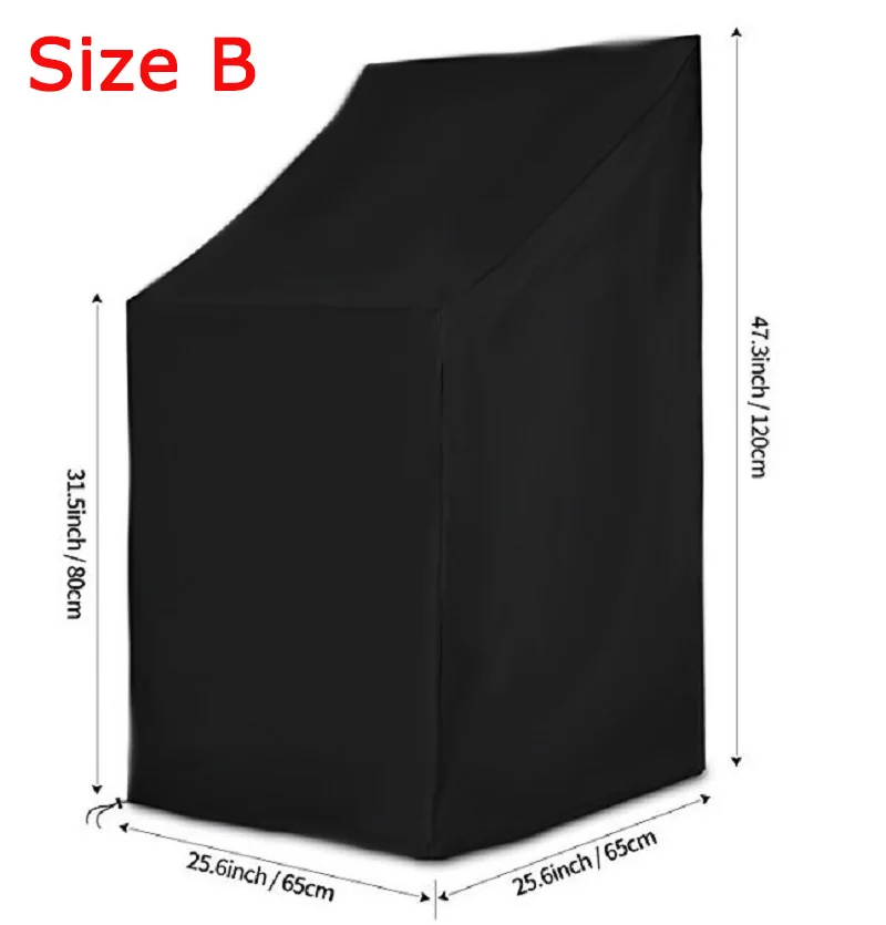 Уличный водонепроницаемый чехол для стула сверхпрочный от пыли и дождя садового