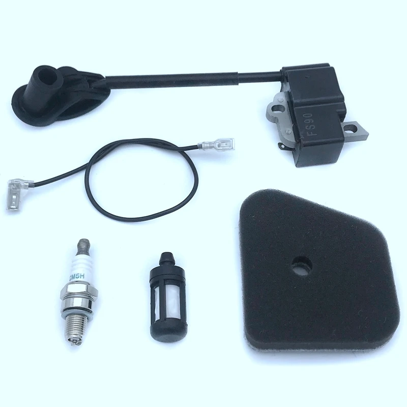 Катушка зажигания Модуль воздушный фильтр подходит для STIHL Fs90R Fs100R Fs110R Fs130R Km110R Fc90 |