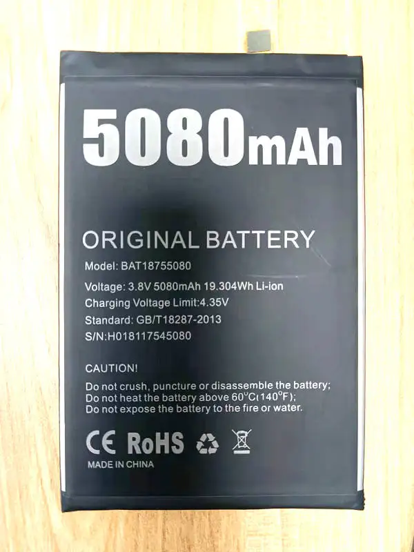 Westrock-bater&iacute;a original BAT18755080, 5080MAH, para DOOGEE Y7 PLUS, tel&eacute;fono m&oacute;vil-0