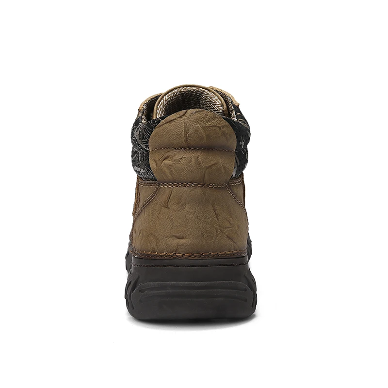 Мужские ботинки в стиле ретро на толстой плюшевой подкладке повседневные теплые