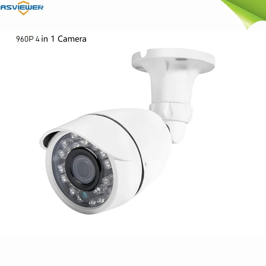 Камера видеонаблюдения 960P hybrid AHD/TVI/CVI/CVBS 4 в 1 выходной режим расстояние 20 м