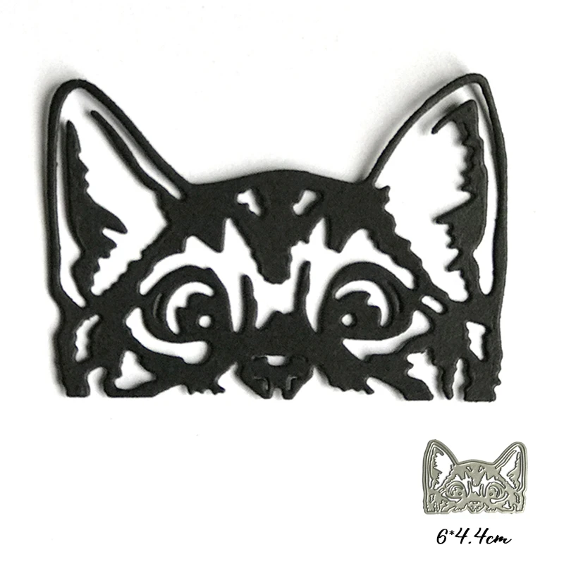 

Lovely Animal Cat Metal Cutting Dies Stencil Scrapbooking Photo Album Card Paper Embossing Craft Die cut 2021 New