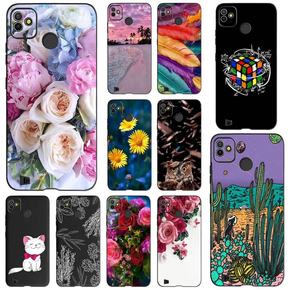 

Модный мягкий резиновый чехол для телефона TECNO POP 5 P, чехол, противоударный защитный чехол для Tecno Pop5 P Pop5P