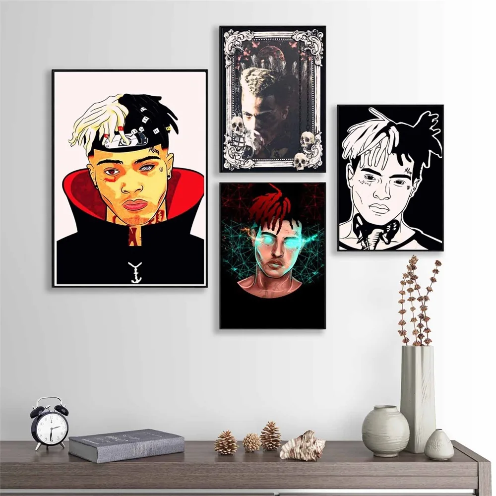 Xxxtentacion хип хоп Постер и печать на холсте искусство живопись настенные картины