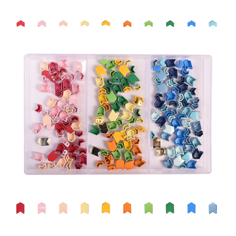 

Wholesale Arrow Enamel Tile Beads Accessory Enamel Rainbow Tile Bracelet for Woman Gril DIY Jewelry Making Gift