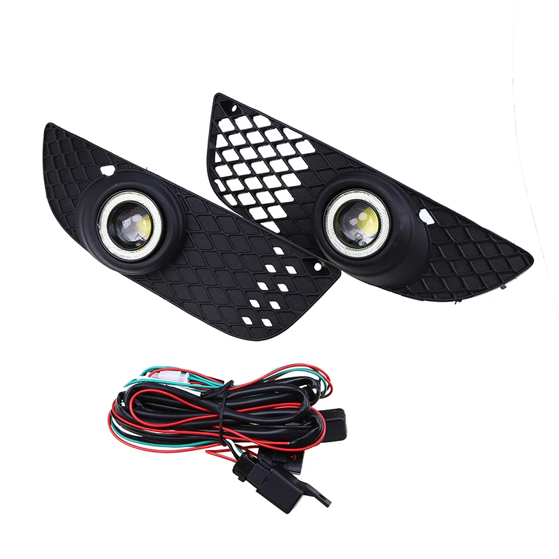 Противотумансветильник фары POSSBAY ангельские глазки с линзами для Mitsubishi Lancer 2008-2012