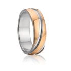 Кольцо ручной работы под розовое золото уникальные обручальные кольца пробы для мужчин и женщин, на годовщину свадьбы, для пар, 2020