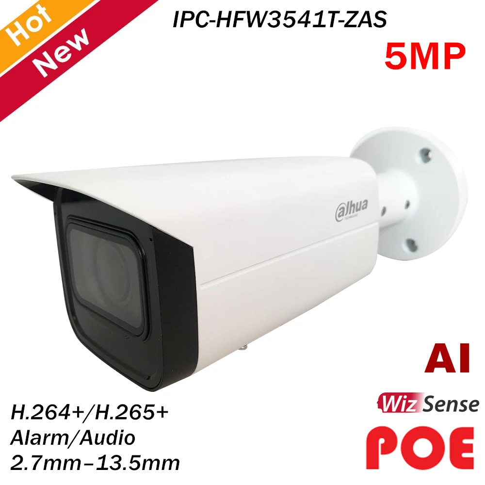 Сетевой видеорегистратор Dahua 5MP AI POE безопасности Камера IP переменным фокусным 2 7