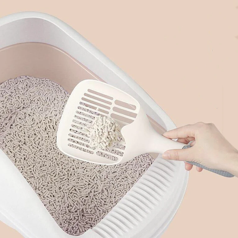 

1PC Cat Litter Scoop Plastic Durable Pet Poo Shovel Practical Pets Poop Scooper Cat Sand Cleaning Products For Cats