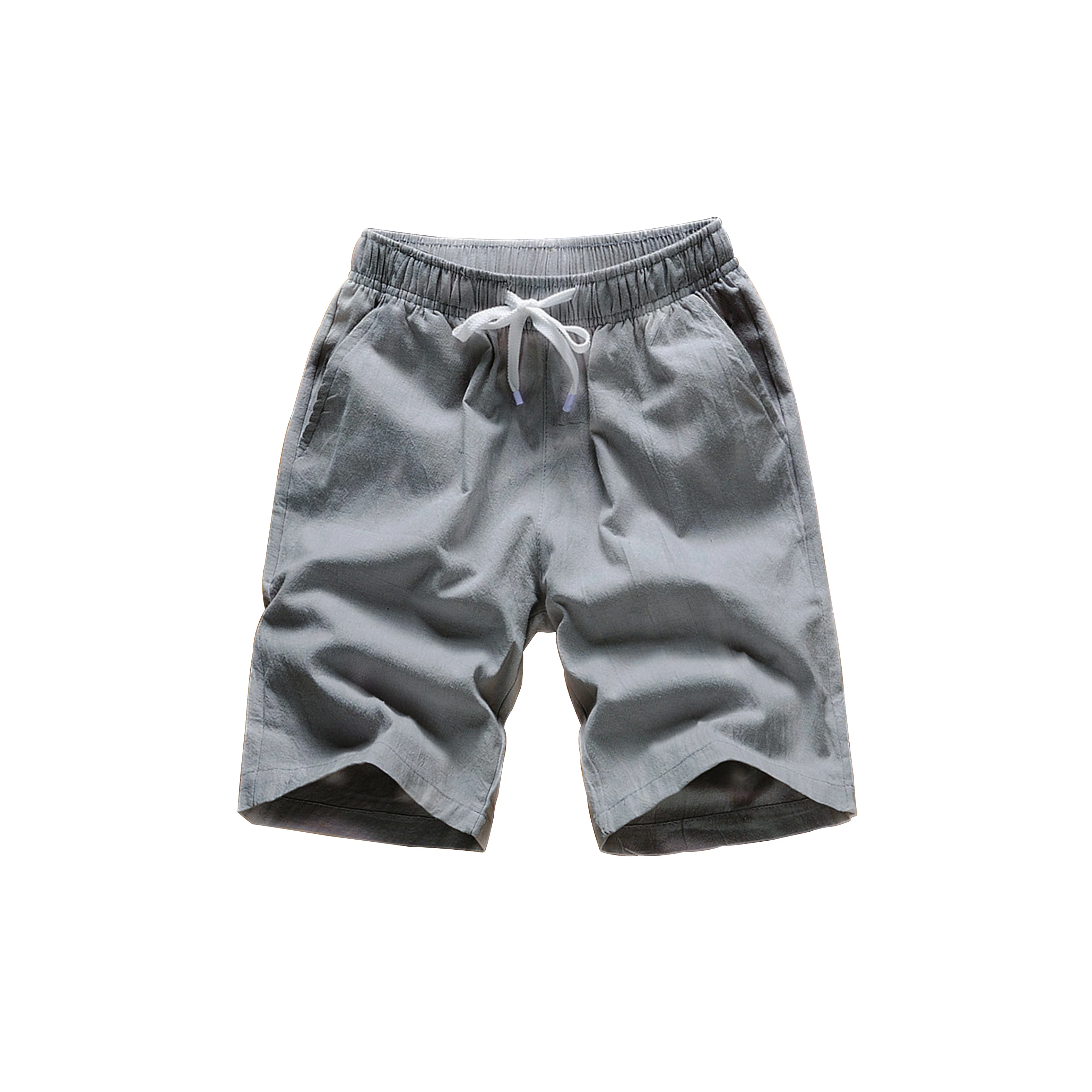 Мужские летние шорты повседневные свободные укороченные брюки спортивные