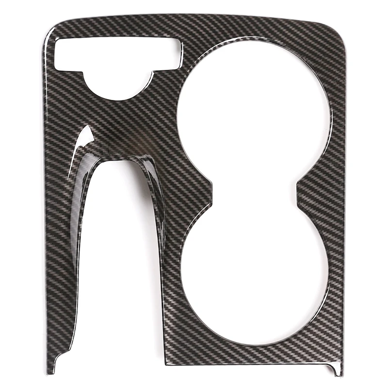 ABS углеродное волокно консоль рамка держателя стакана воды Накладка для Mercedes Benz