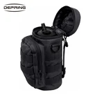 10 дюймов высокий военный тактический Молле молния бутылка для воды Гидратация Сумка несущая чайник сумка