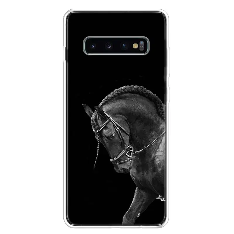Horse чехол с изображением животного чехол для телефона для samsung Galaxy S10+ Note 10 9 8 S9 S8 J4 J6 J8 плюс S7 S6 корпус под плетенную сумку - Цвет: TW144-3