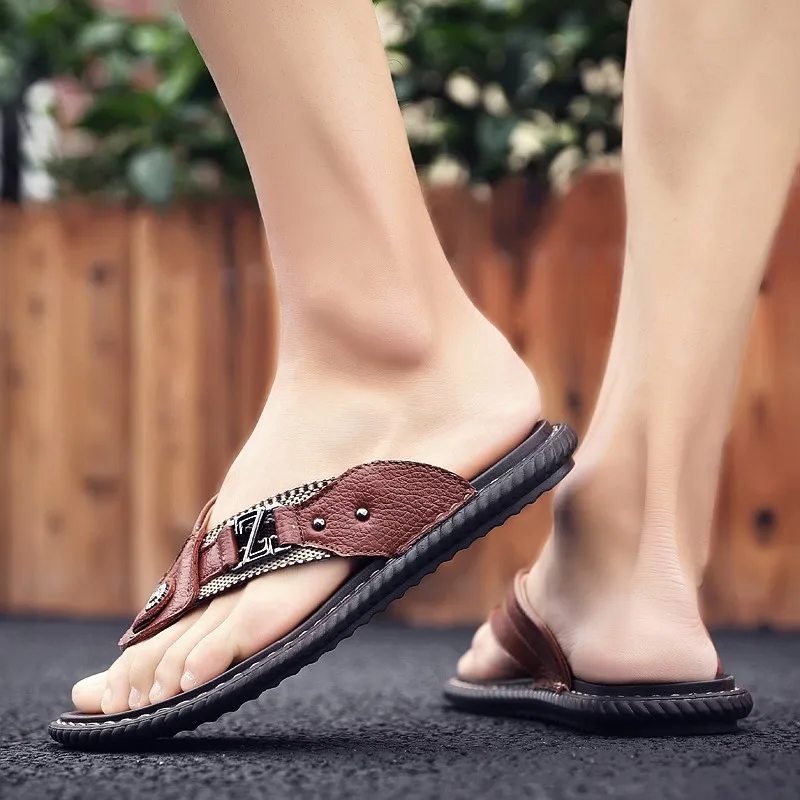

Sandal Men Shoes Sandale Homme Vietnam Sandals Sandalias De Cuero Para Hombre Cuir V Ritable Slide Men Sandalia Genuino