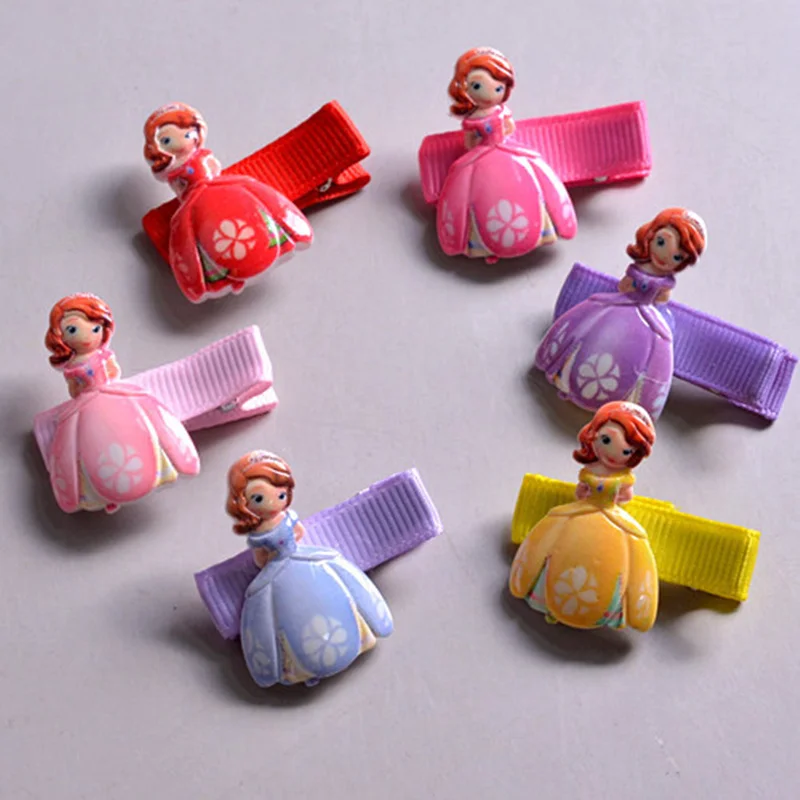 6 шт. Новый головной убор Disney Sufia Шпилька-бант марлевая сетчатая кукла подарок для