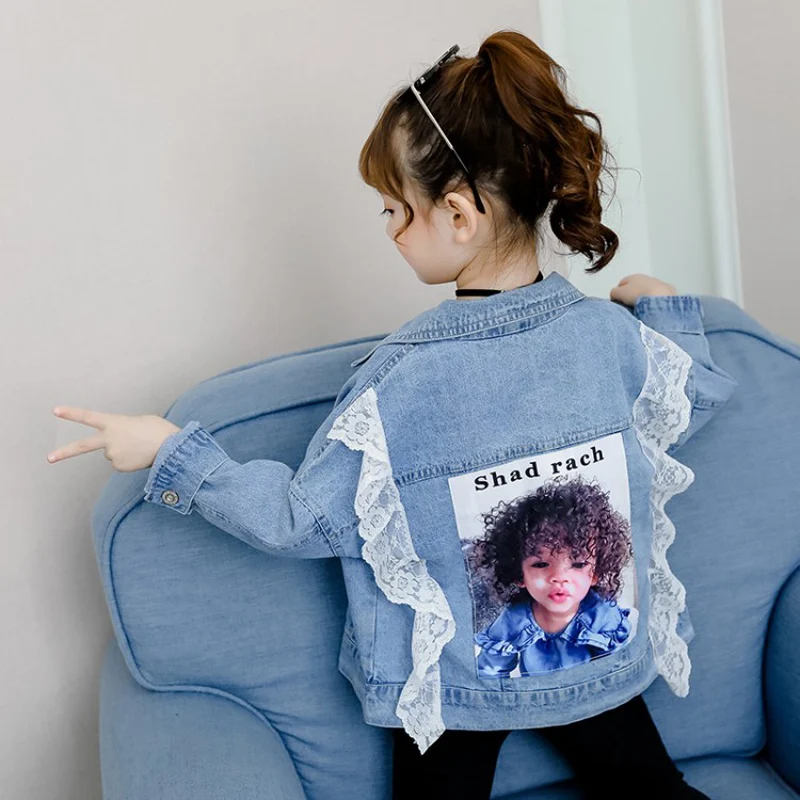 

TTX182 lace denim jacket