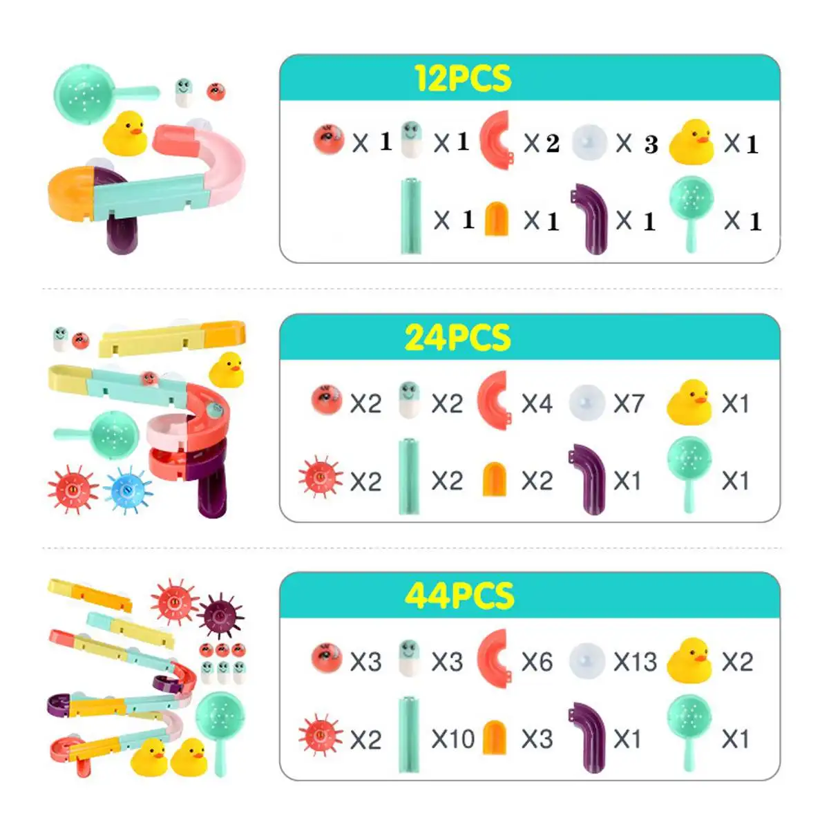Детские игрушки для ванной на присоске мраморные гоночные орбиты Детская ванная