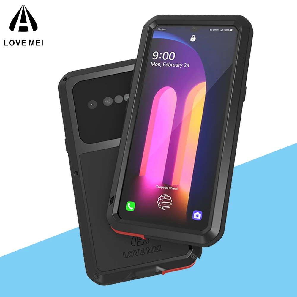 

Защитный чехол Love Mei для LG V60, металлический, алюминиевый, противоударный