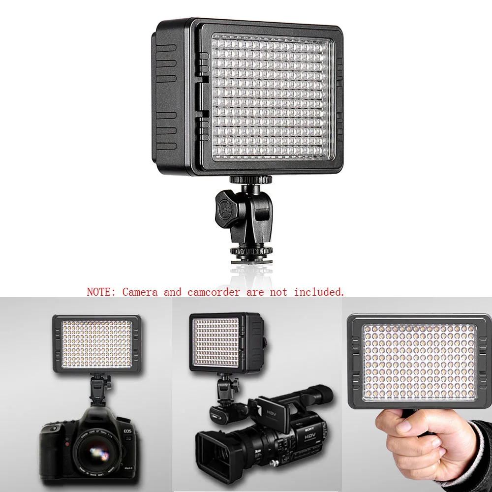 

204S 204PCS LED Video Light Dimmable Ultra High Power Panel for Canon Nikon Pentax SONY Olympus Digital SLR Cameras