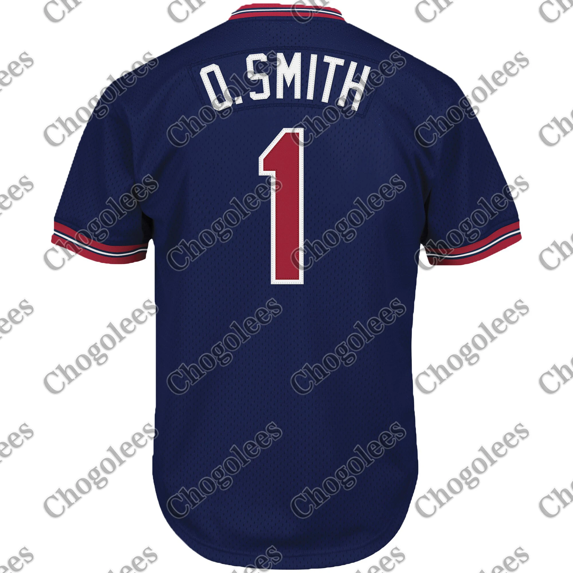 

Baseball Jersey Ozzie Smith St. Louis Mitchell & Ness Cooperstown Collection Big & Tall Mesh Batting Practice Jersey - Navy