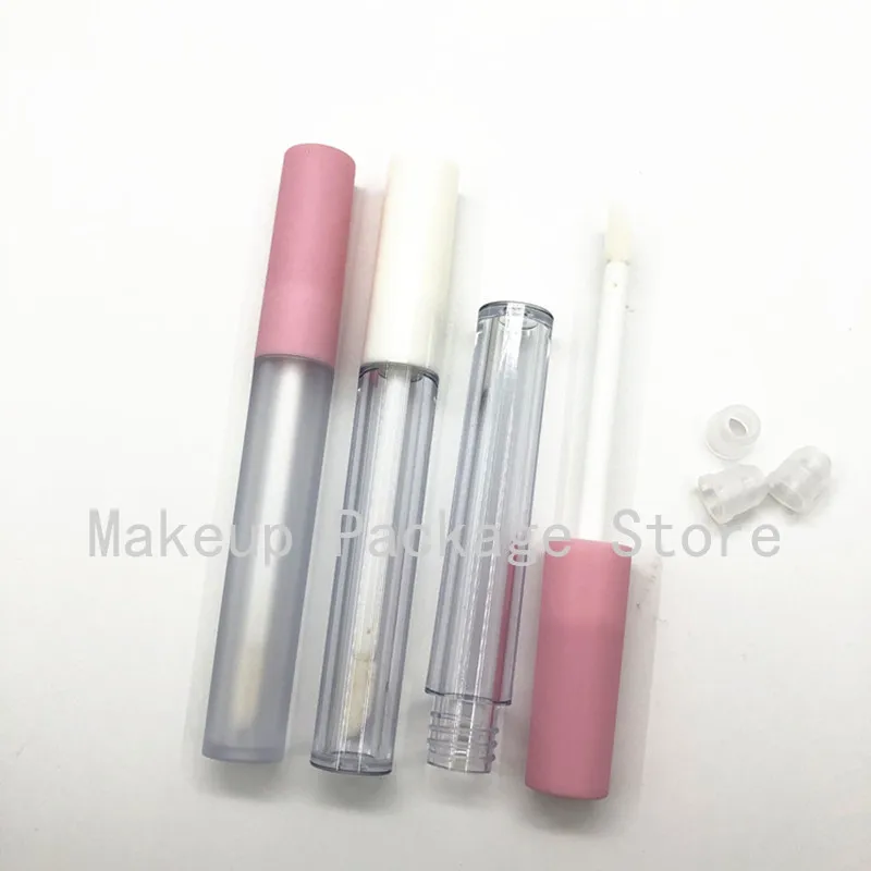 

Wholesale 2.5ml Empty Lip Gloss Tube Clear/Frosted Lip Balm Tubes Containers Mini Lipstick Refillable Bottles Lipgloss Tubes