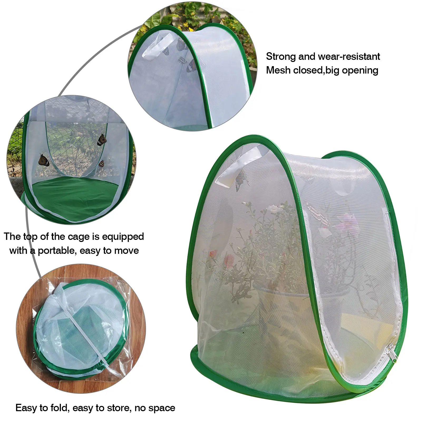 

Mini Plant Greenhouse Durable Folding Cover Protector Net 2020 New present