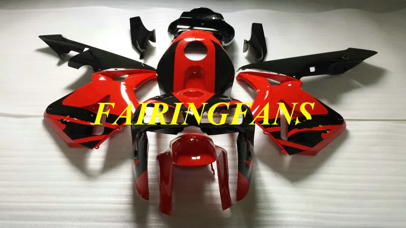 Инжекционный комплект обтекателей для HONDA CBR600RR F5 05 06 CBR 600 RR 600RR CBR600 2005 2006 Красный