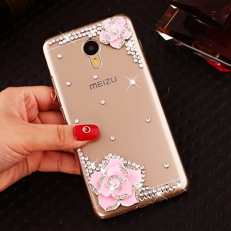 3D Блестящий Стразы Алмазный чехол для телефона meizu C9 Pro 6 6s M6T MX6 M5 M6 Note 8 9 Meizu M8 lite 16 M10
