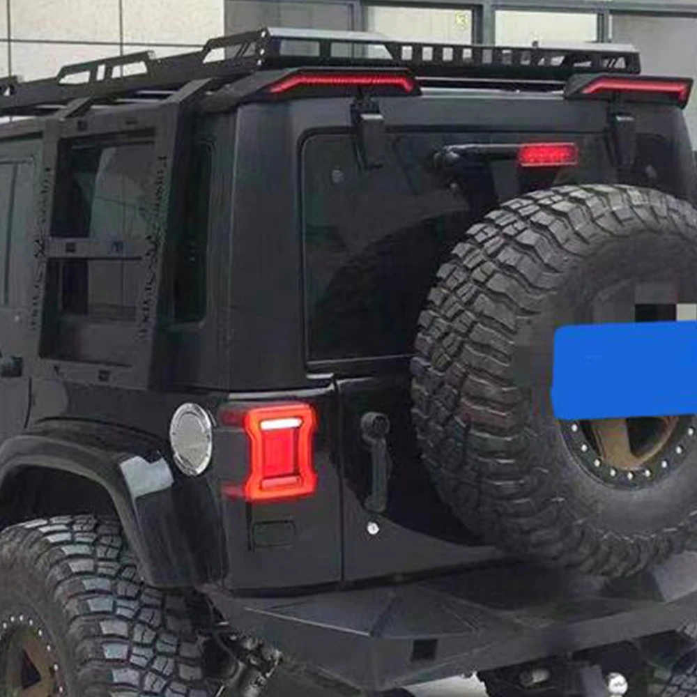 

Black Car Rear Spoiler Wing for Jeep wrangler JL 2018-2020 LANTSUN JL1245