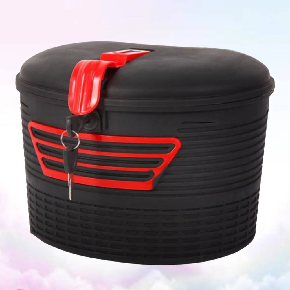 

Электрический горный велосипед, передняя рама, подвесная корзина для хранения с замком (красный)