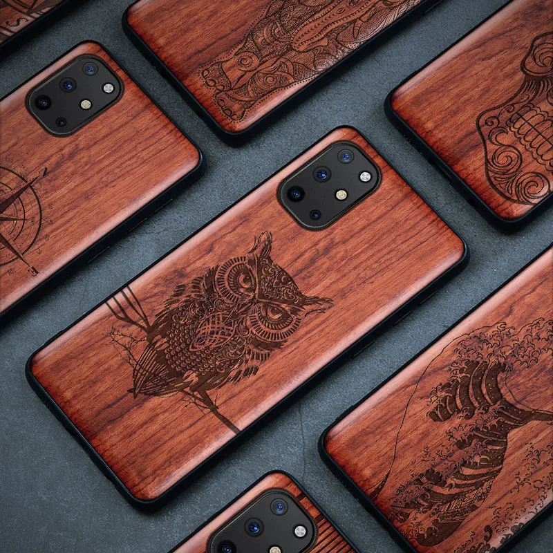 

Резная фотография для OnePlus 8T One Plus 8T ударопрочный чехол из ТПУ чехол-бампер для OnePlus 8T чехол деревянный корпус OnePlus 8t