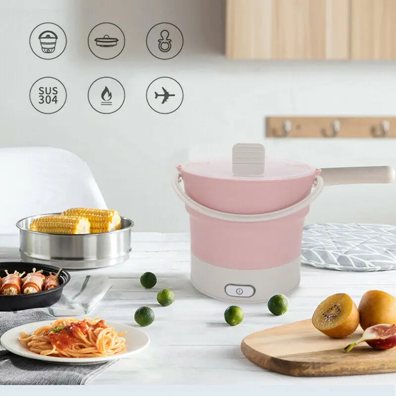 Складной электрический чайник Плита двойной Напряжение 100 V 240 мини Еда Класс