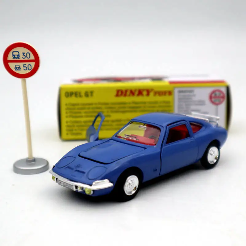 1:43 Atlas Dinky Toys 1421 Opel GT 1900 литые под давлением модели авто Подарочная коллекция