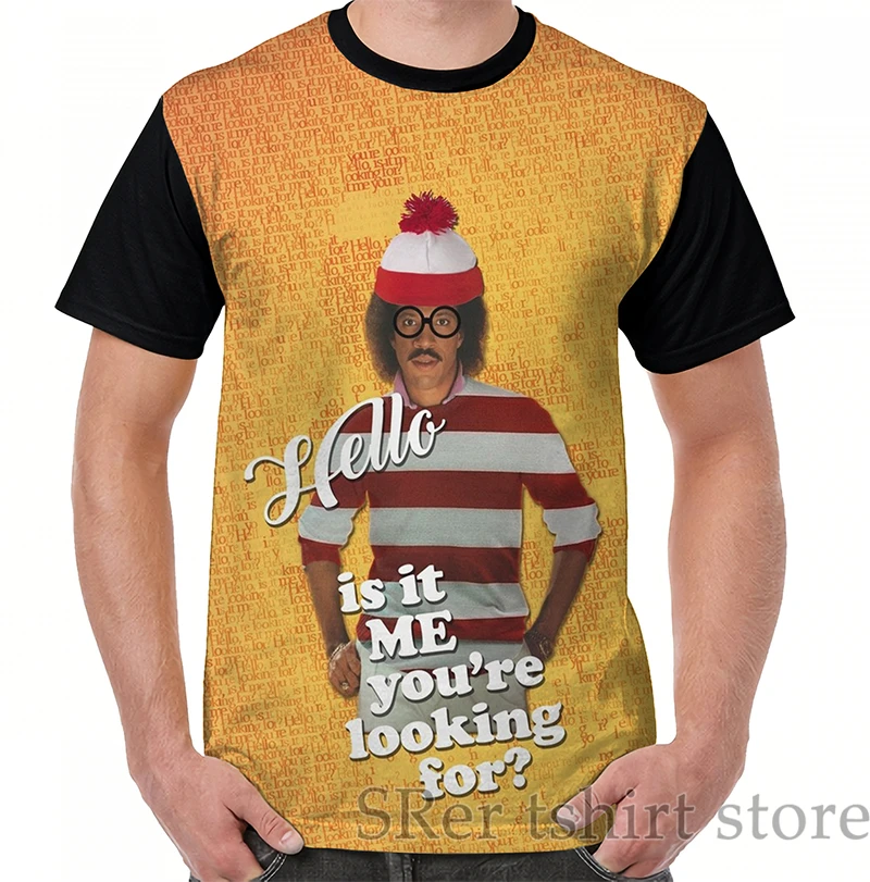 Забавная Мужская футболка женские топы Hello is it Me вы ищете футболку с графическим