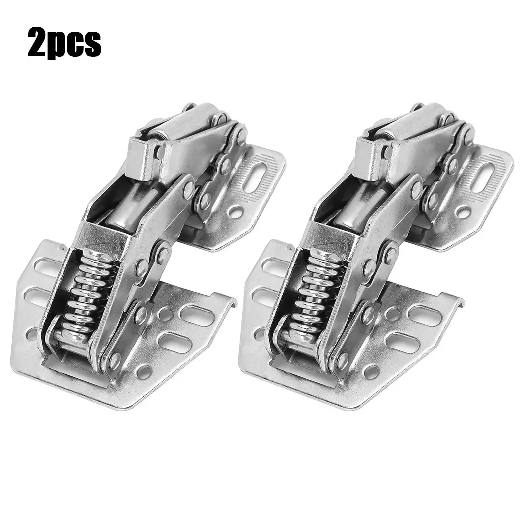 

2pcs Furniture Hardware Hinges Soft Close RV Motorhome Campers Door Support Cabinet Door Hardware Home Hydraulic Buffer Hinge