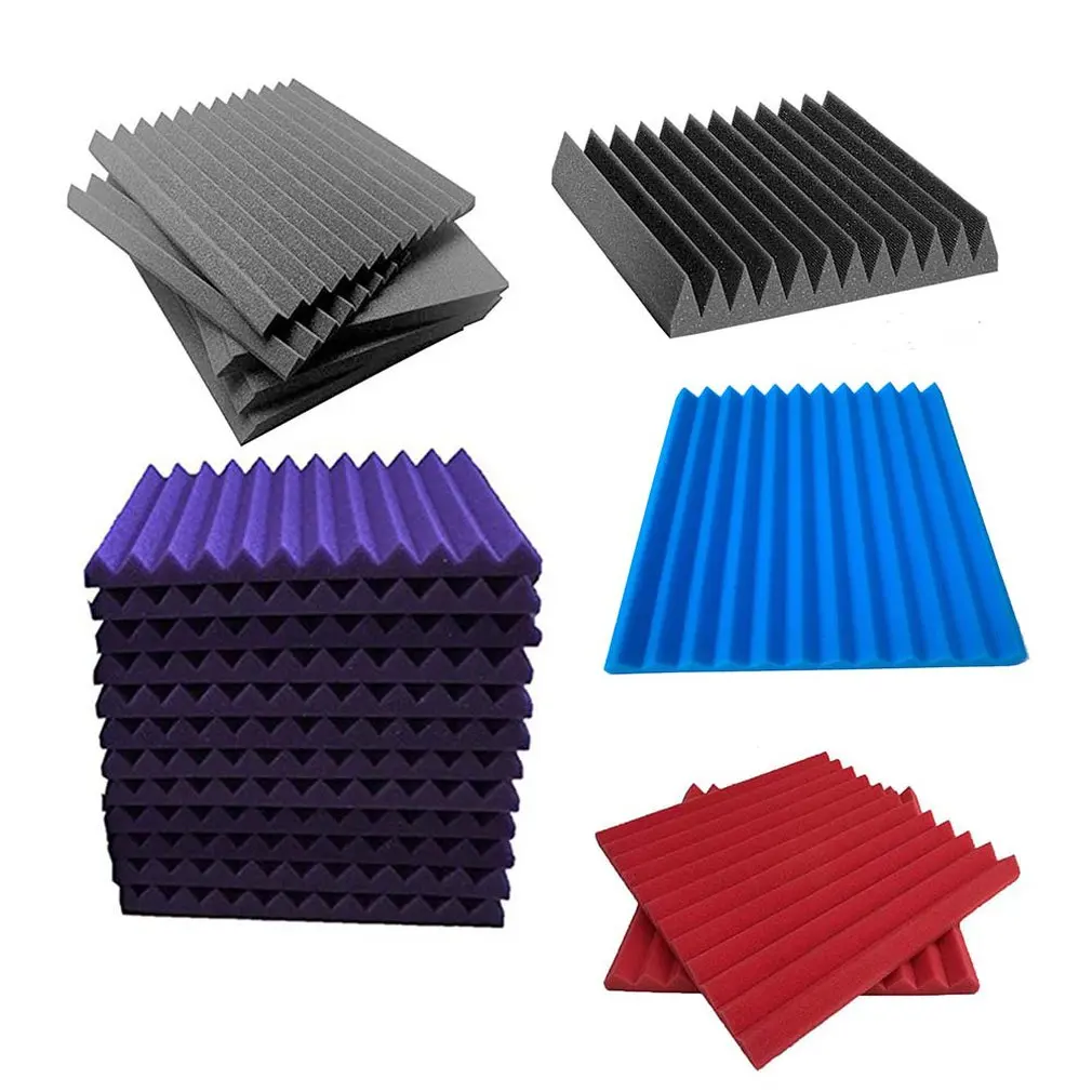 

New 1PC Soundproofing Foam Cotton Fireproof Material Density Flame Retardant Tiles WallSound Insulation Sound Absorbing Cotton