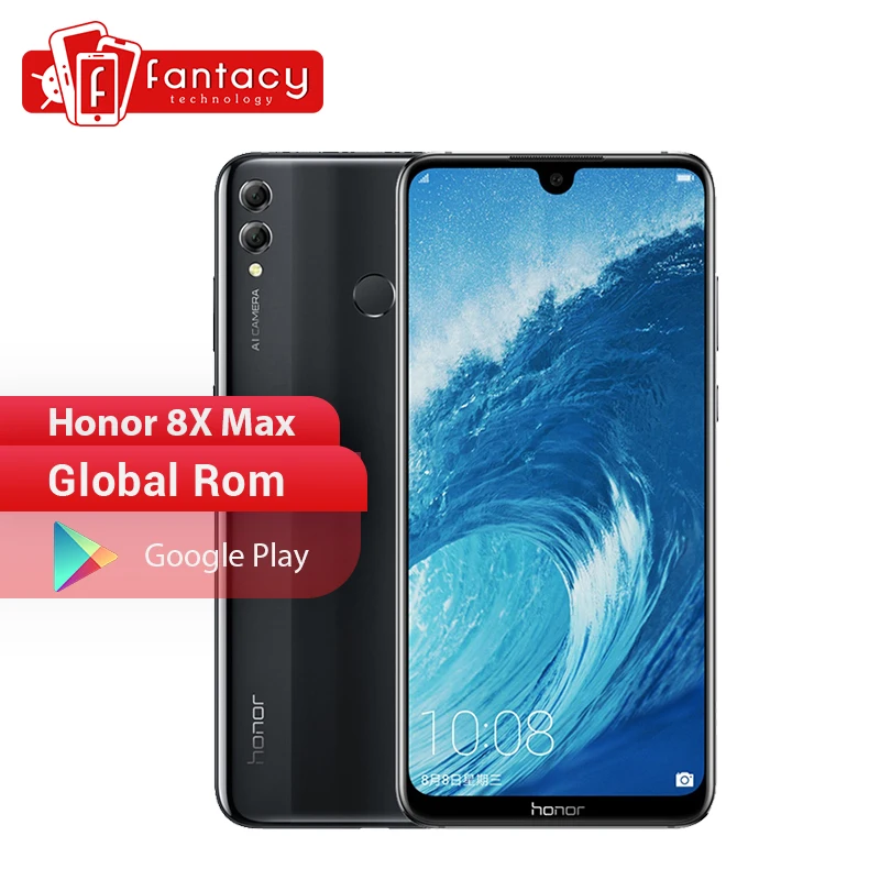 Оригинальный Смартфон Honor 8X Max 7 12 дюймов большой экран Восьмиядерный мобильный