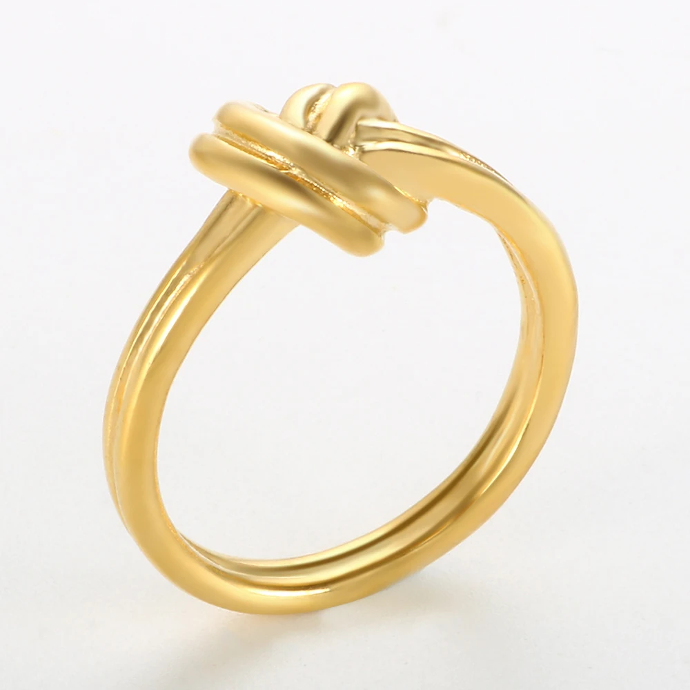 Кольцо ZMFashion Винтажное с перекрестным узлом для мужчин и женщин изящное