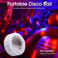 party colorful light sound activated rotating disco ball dj rechargeable disco lights led stage lights for car bar club wedding