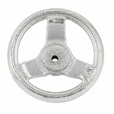 

100mm Dia Three Spoke Round Iron Hand Wheel Handwheel for Milling Machine Lathe
