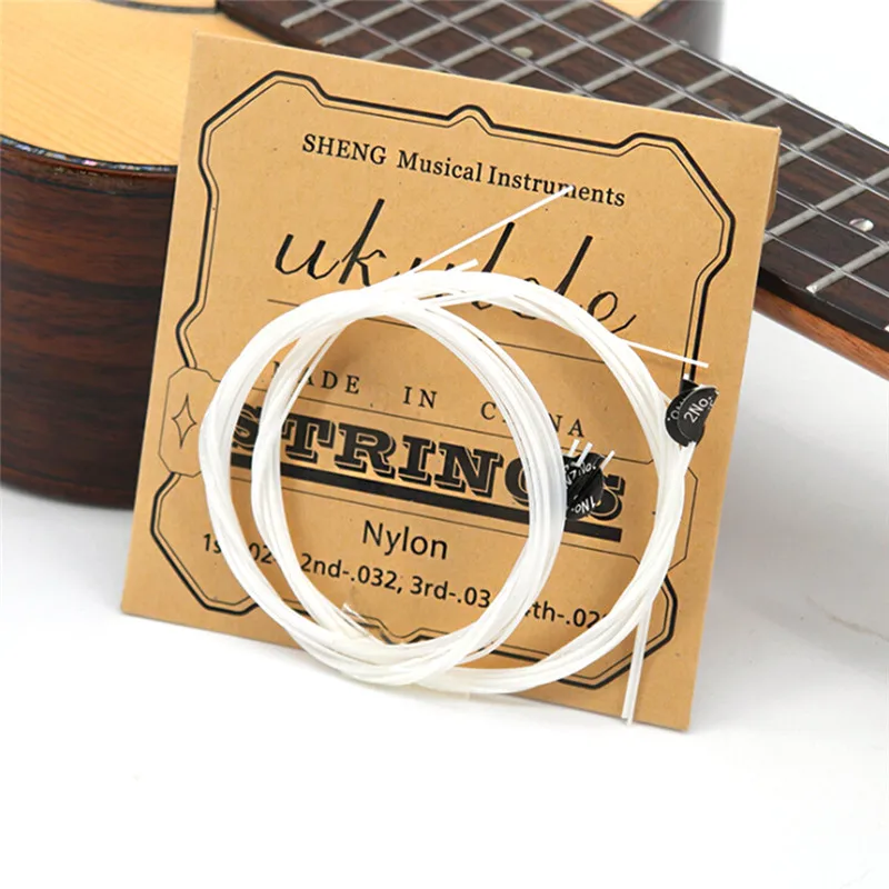 4 шт./компл. прочный универсальный Струны для укулеле запасная часть 21/23/26